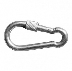 Карабин пожарный с фиксатором (DIN 5299D)