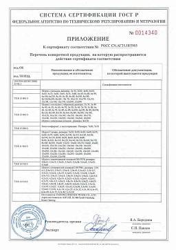 Сертификат на Шуруп ГОСТ 1145-80 оптом 5